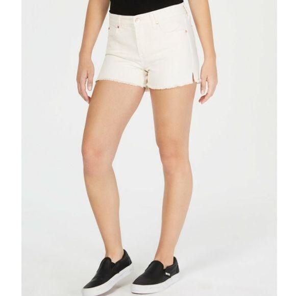 CELEBRITY PINK Juniors Colored Cutoff Denim Shorts - Picture 1 of 5